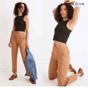 Madewell The Petite Perfect Vintage Straight Workwear Utility Pant